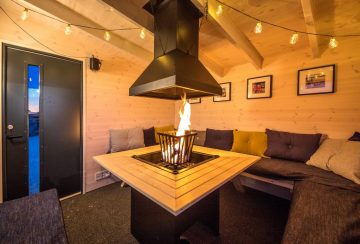 Skreddersydd ute grill til grillhytte
